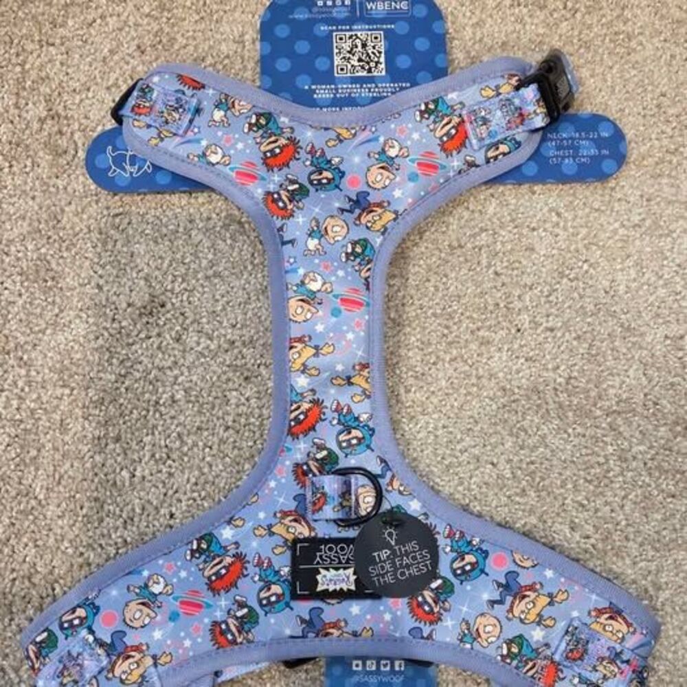 Sassy Woof Dog Adjustable Harness - Nickelodeon Rugrats, size large